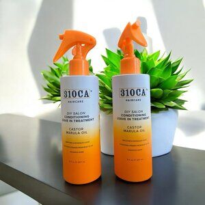 310CA Leave-In Conditioner Spray 8oz - Castor & Marula Oil hair Treatment 2Pk